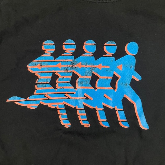 SPLITS59 Black Pullover Sweater with Runners Graphic Small - Picture 3 of 8